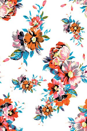 春夏华亿平台印花华亿平台图片