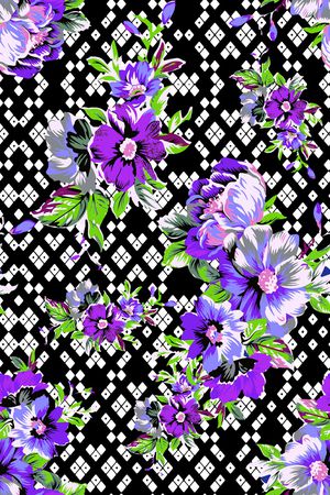 春夏华亿平台印花华亿平台图片