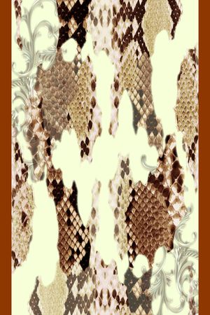 蛇纹印花华亿平台图片