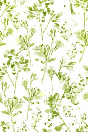 水彩花卉印花华亿平台图片