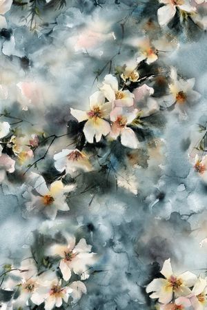 水彩印花华亿平台图片