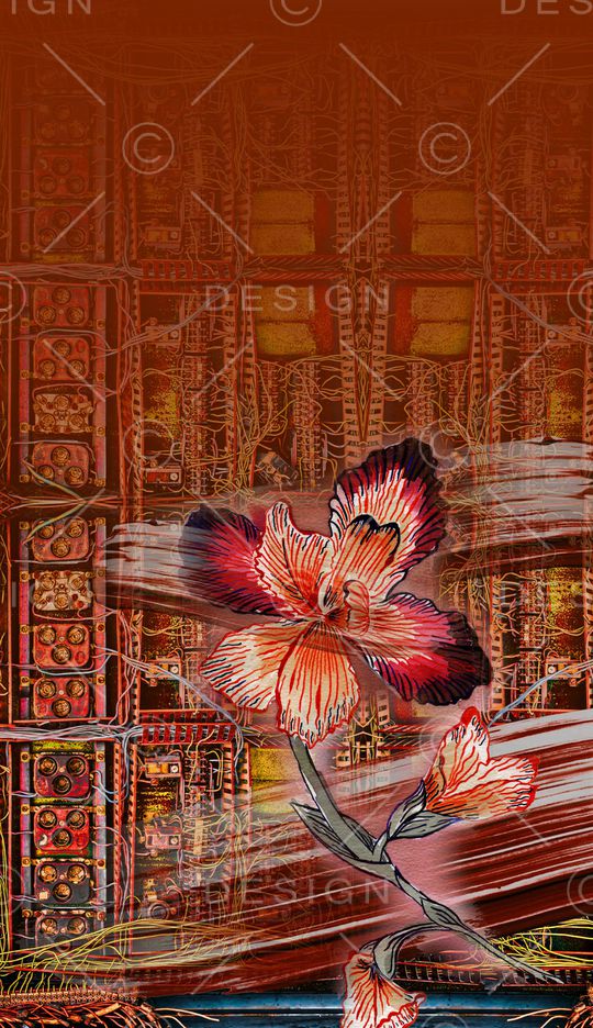 定位花印花华亿平台图片