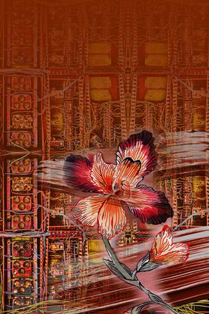 定位花印花华亿平台图片