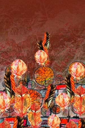 定位花印花华亿平台图片