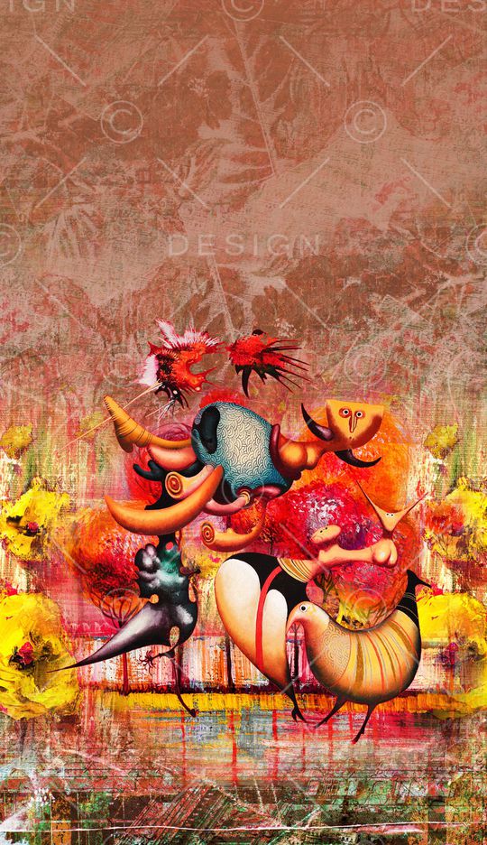 定位花印花华亿平台图片