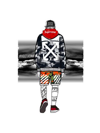 男装印花华亿平台图片