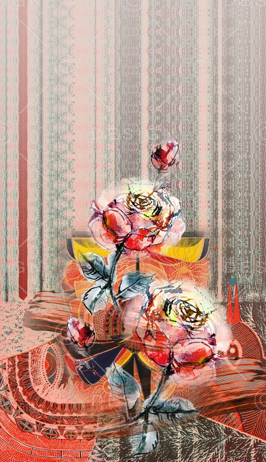 定位花印花华亿平台图片