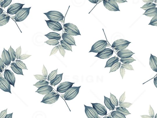 绿植树叶印花华亿平台图片