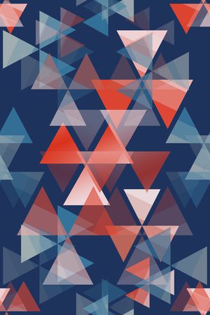 三角形印花华亿平台图片