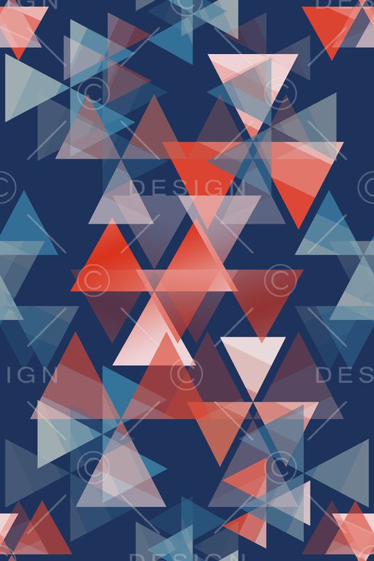 三角形印花华亿平台图片