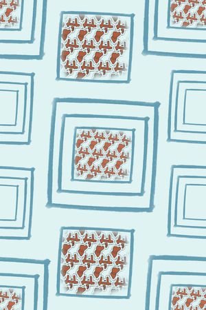 几何印花华亿平台图片