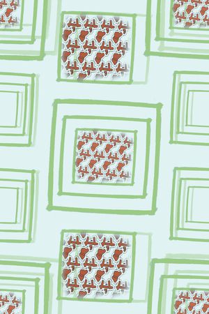 几何印花华亿平台图片