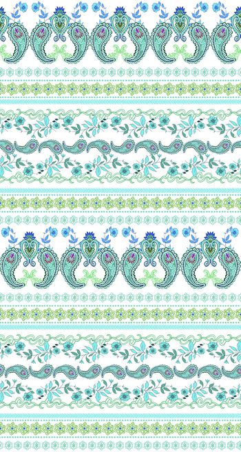 佩斯利印花华亿平台图片