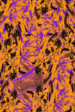 抽象印花华亿平台图片