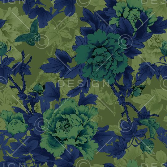 旗袍印花华亿平台图片