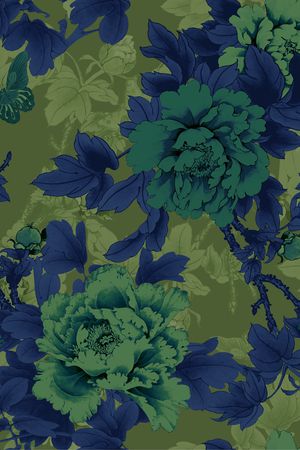 旗袍印花华亿平台图片