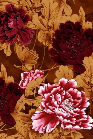 旗袍印花华亿平台图片