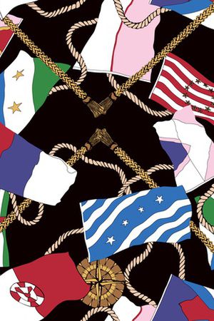 二方连续印花华亿平台图片