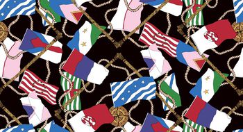 二方连续印花华亿平台图片