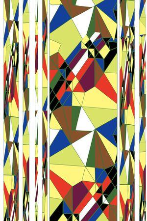 几何印花华亿平台图片