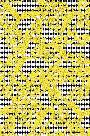 几何印花华亿平台图片