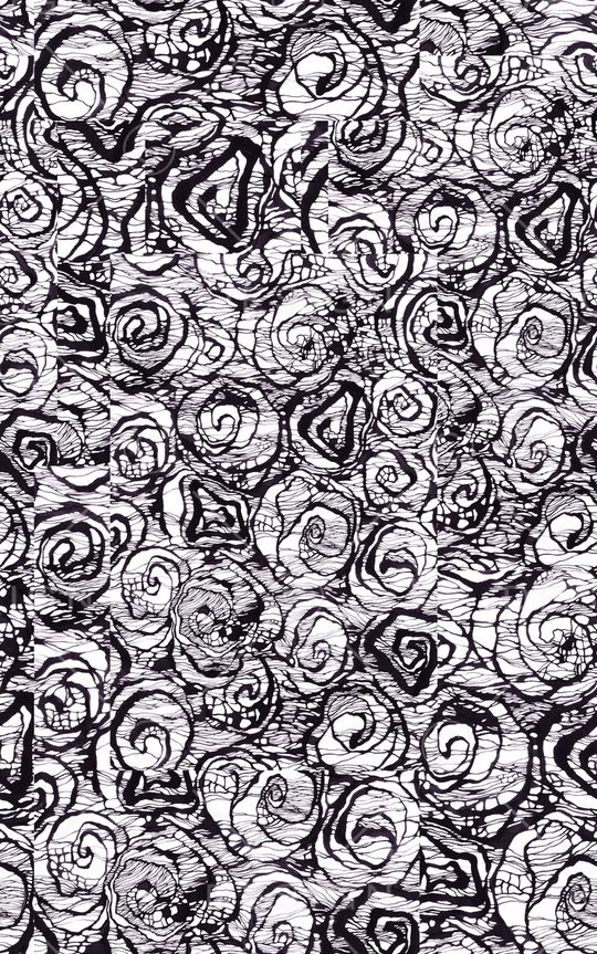 线条画印花华亿平台图片