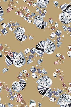 线条画印花华亿平台图片