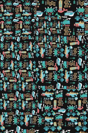 几何印花华亿平台图片