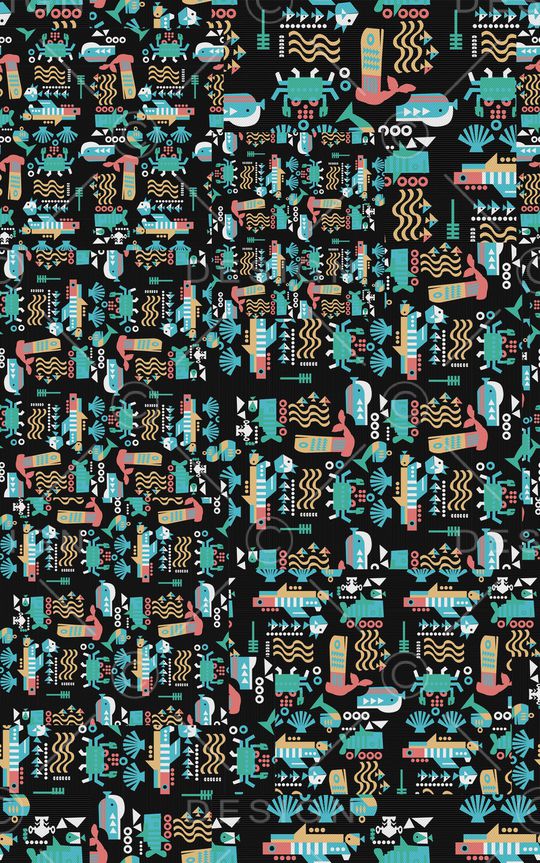 几何印花华亿平台图片