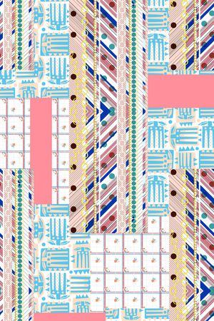 几何印花华亿平台图片