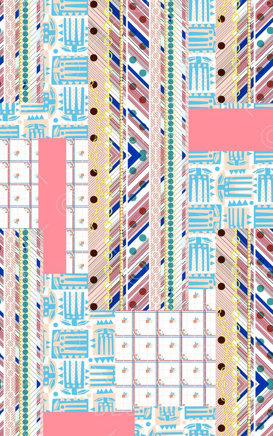 几何印花华亿平台图片