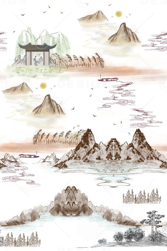 国画印花华亿平台图片