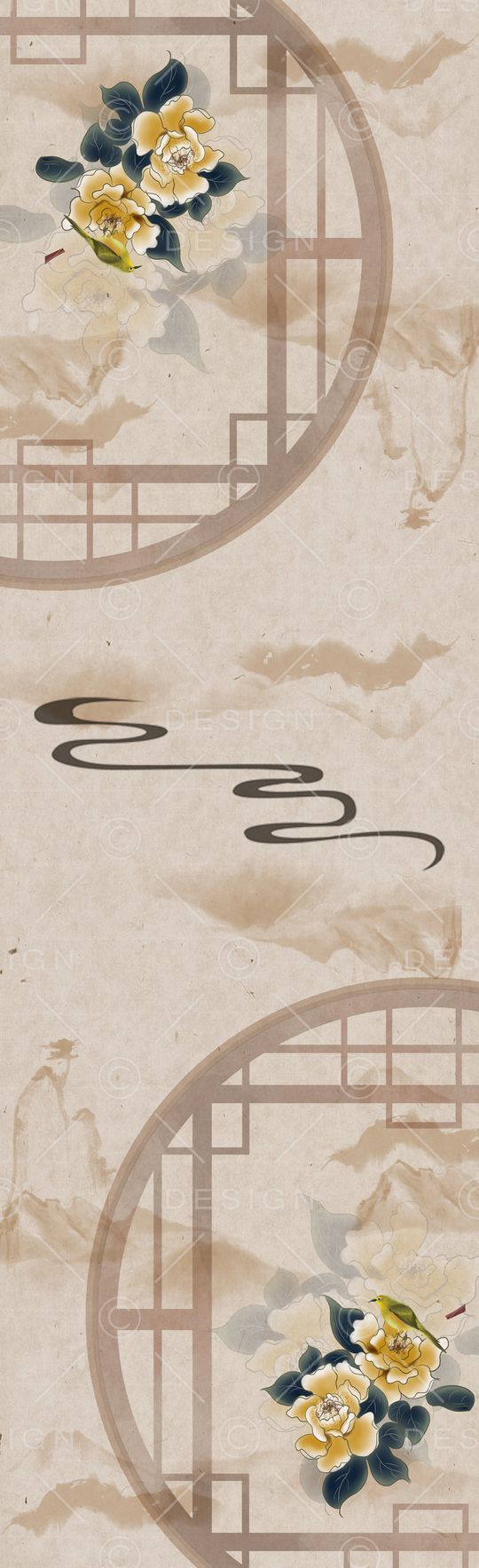 古典花纹印花华亿平台图片