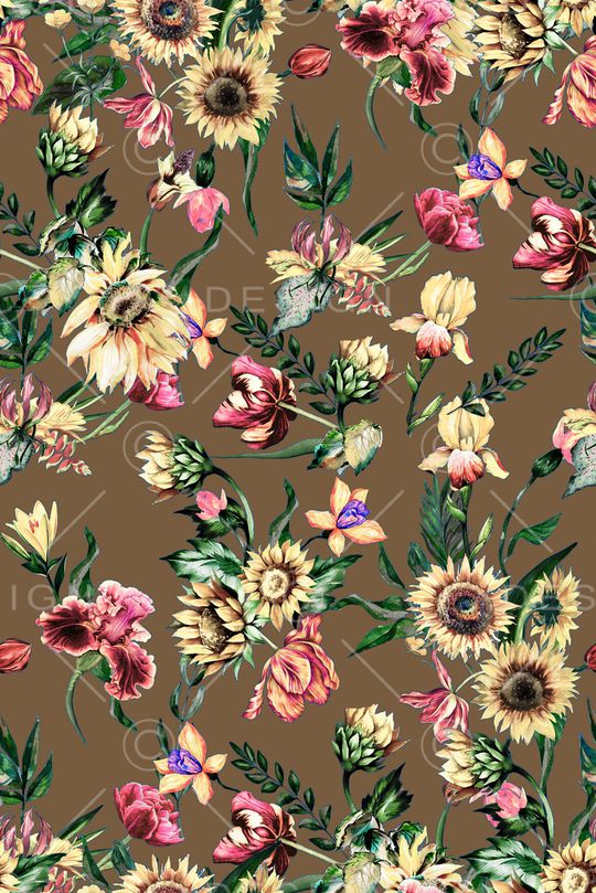 春夏华亿平台印花华亿平台图片