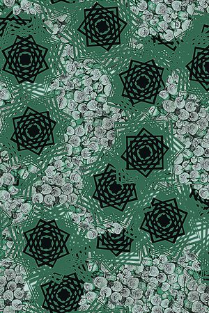 几何印花华亿平台图片