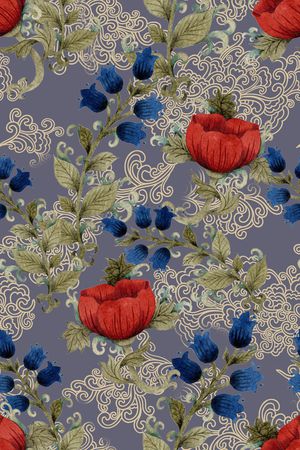 抽象印花华亿平台图片