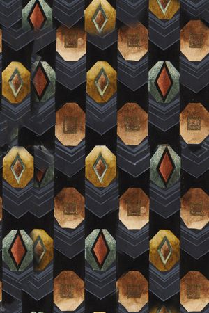 几何印花华亿平台图片