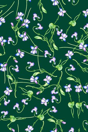 小碎花印花华亿平台图片