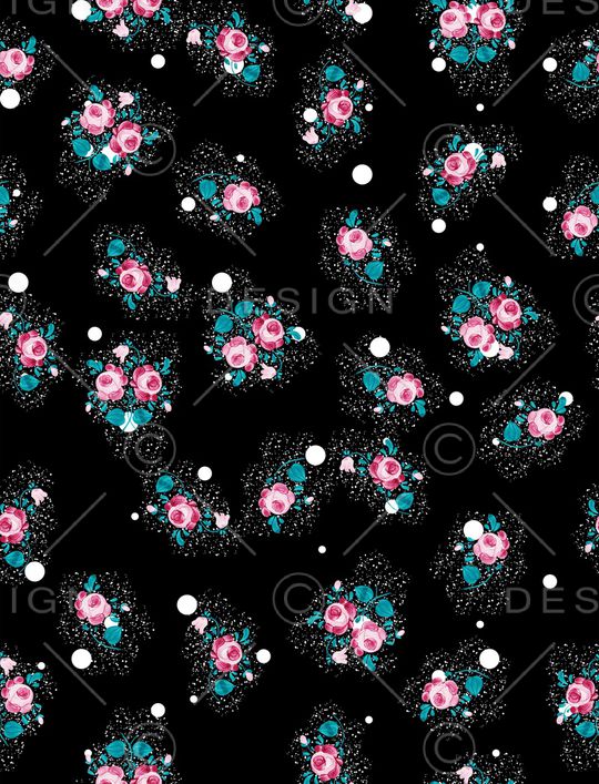 小碎花印花华亿平台图片