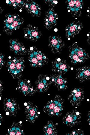 小碎花印花华亿平台图片