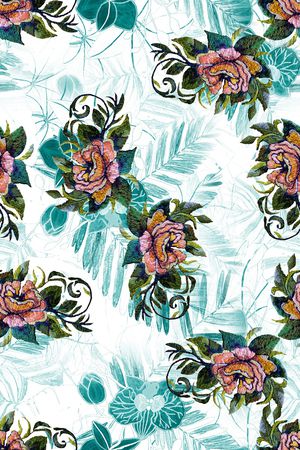 文艺印花华亿平台图片