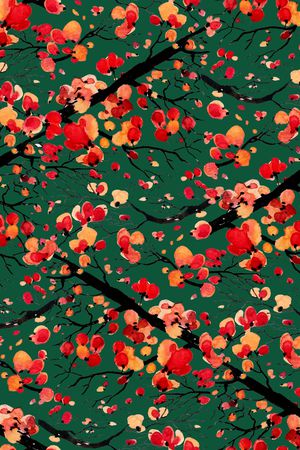 梅花印花华亿平台图片