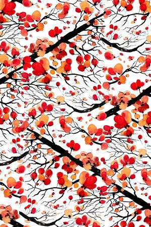 梅花印花华亿平台图片