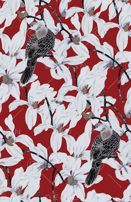 绣球花印花华亿平台图片