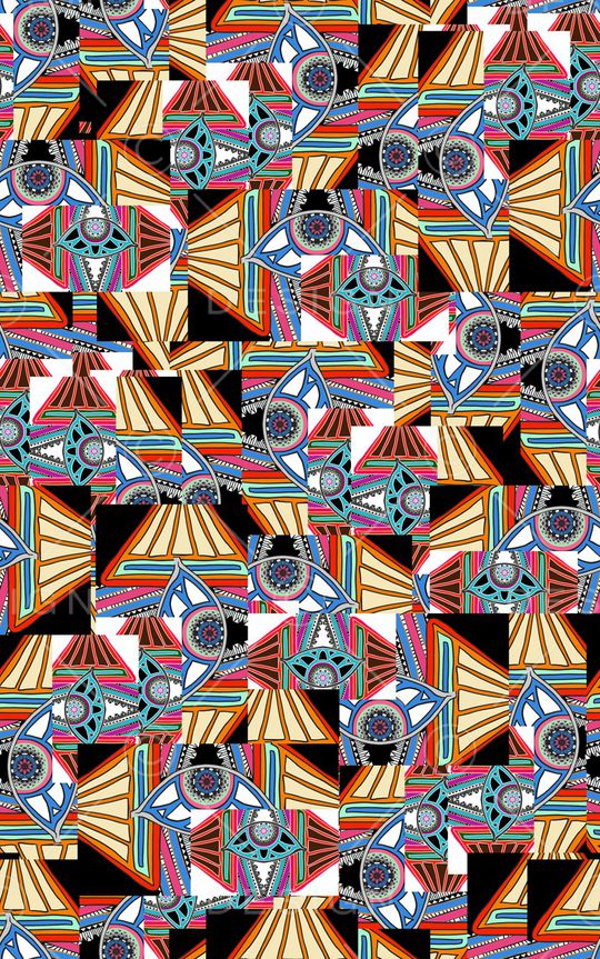 几何印花华亿平台图片