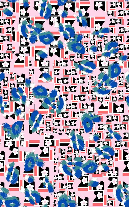 几何印花华亿平台图片