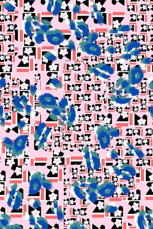 几何印花华亿平台图片