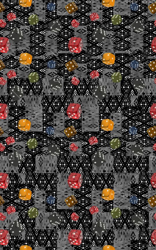 几何印花华亿平台图片