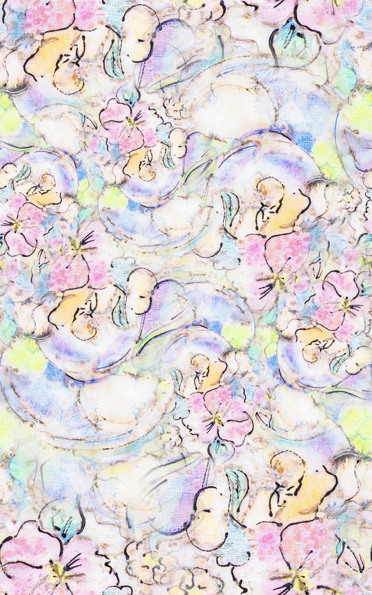 抽象印花华亿平台图片