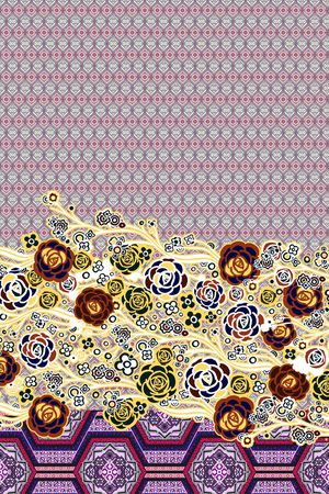 几何印花华亿平台图片